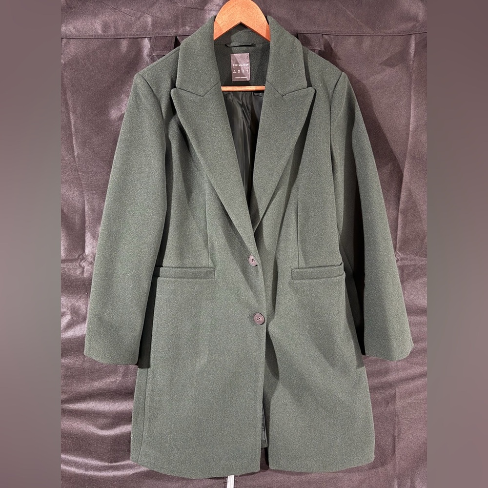 Primark | Dark Green Women's Long Trench Coat